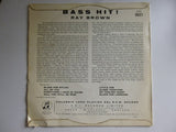 Ray Brown : Bass Hit! (10", Album)