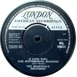 The Righteous Brothers : Ebb Tide (7", Single)