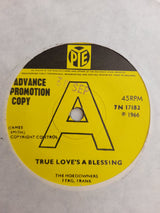 The Hoedowners Featuring Frank Mangan : True Love's A Blessing (7", Single)