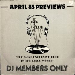 Various : April 85 - Previews (LP, Comp)