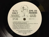 Various : April 85 - Previews (LP, Comp)