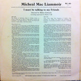 Micheál Mac Liammóir : I Must Be Talking To My Friends (LP, Album, Mono)