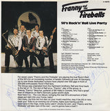 Franny And The Fireballs : 50's Rock'n' Roll Live Party (12", Album)