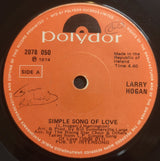 Larry Hogan : Simple Song Of Love (7", Single)