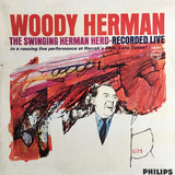 Woody Herman : The Swinging Herman Herd-Recorded Live (LP, Album, Mono)