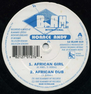 Horace Andy : African Girl (12
