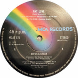 Rufus & Chaka* : Any Love (Full Length Version) (12", Bla)
