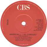 Bros : When Will I Be Famous? (7", Single)