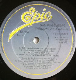 Dan Fogelberg : Windows And Walls (LP, Album)