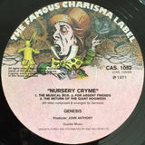 Genesis : Nursery Cryme (LP, Album, RE, Lar)