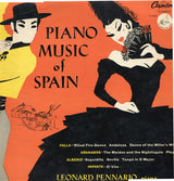 Leonard Pennario : Piano Music Of Spain (LP, Album, Mono)