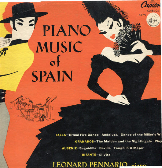 Leonard Pennario : Piano Music Of Spain (LP, Album, Mono)