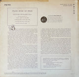 Leonard Pennario : Piano Music Of Spain (LP, Album, Mono)