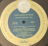 Leonard Pennario : Piano Music Of Spain (LP, Album, Mono)