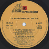The Mothers : Fillmore East - June 1971 (LP, Album, RE)