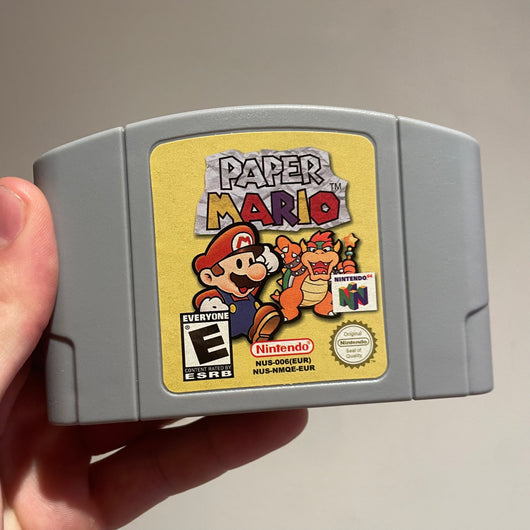 Paper Mario - N64 (Reproduction Cartridge)