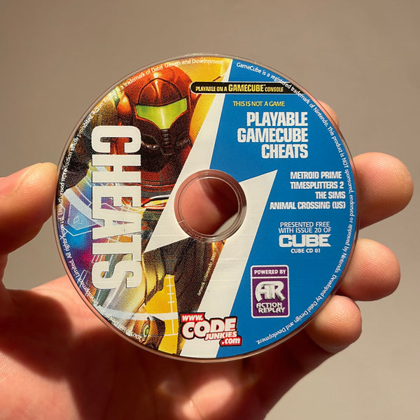 Cheat Disc (CUBE CD 01) - Gamecube