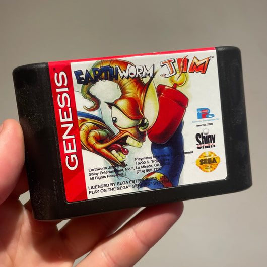 Earthworm Jim - Megadrive (Reproduction)