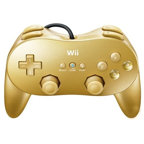 Wii Classic Controller Pro Golden Eye Edition - Wii