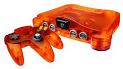 N64 Funtastic Fire Orange - Console