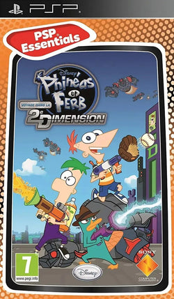 Phineas & Ferb Across the Second Dimension - PSP