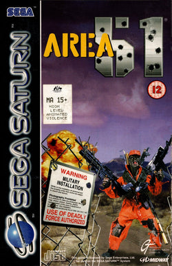 Area 51 - Sega Saturn (Complete with Manual)