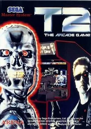 T2 Terminator 2 Arcade Game - Master System