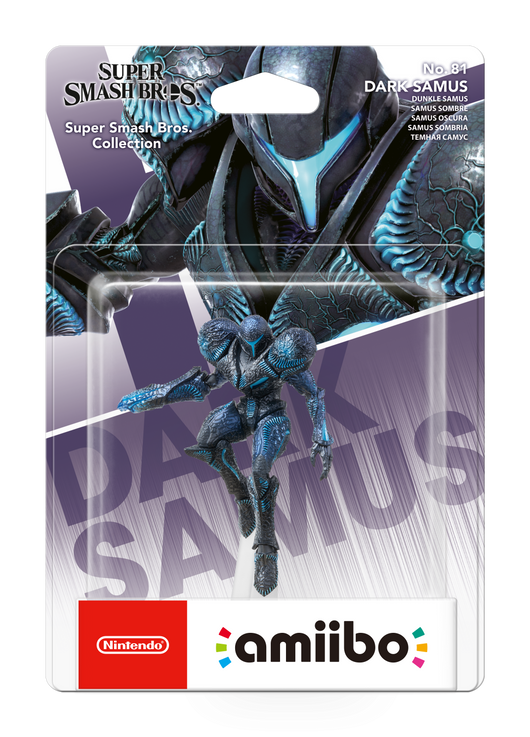 Dark Samus No.81 amiibo (Super Smash Bros. Collection, Brand New)