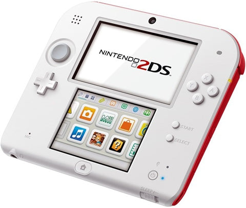 Nintendo 2DS Console (White/Red)