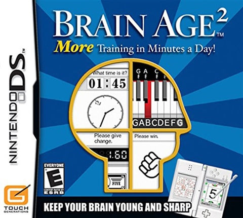 Brain Age 2: More Training In Minutes A Day DS