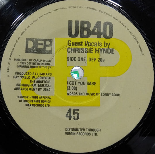 UB40 : I Got You Babe (7