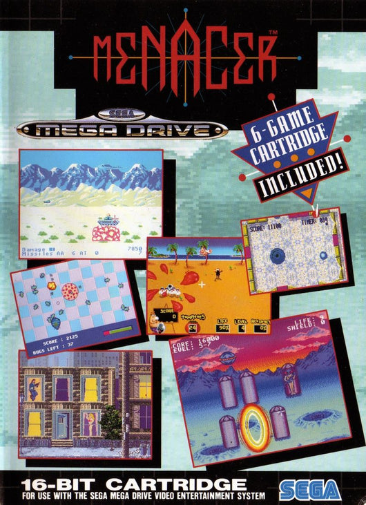Menacer 6 Game Cartridge - Megadrive