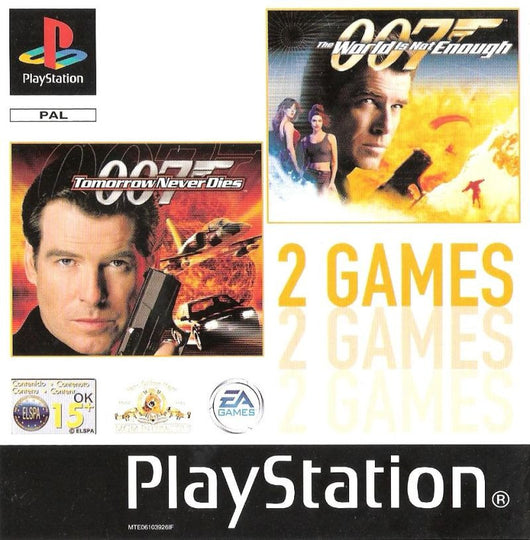 Tomorrow Never Dies / The World is Not Enough Twin Pack - PS1