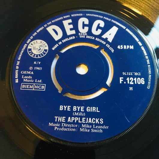 The Applejacks : Bye Bye Girl (7