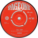 Giorgio Moroder : Full Stop / Believe In Me (7", Single)