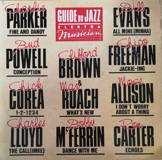 Various : Guide Du Jazz Compilation Elektra Musician (LP, Album, Comp)