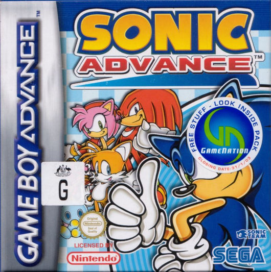 Sonic Advance 1 - Gameboy Advance