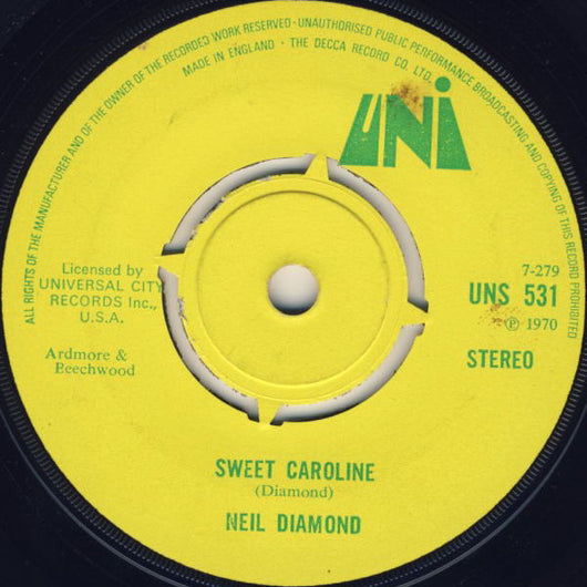 Neil Diamond : Sweet Caroline (7