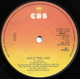 Toto : Hold The Line (7", Single)