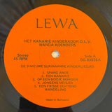 Het Kanarie Kinderkoor* o.l.v. Wanda Koenders, Carmelita Malone : De Negen Nieuwe Surinaamse Kinderliedjes (LP)