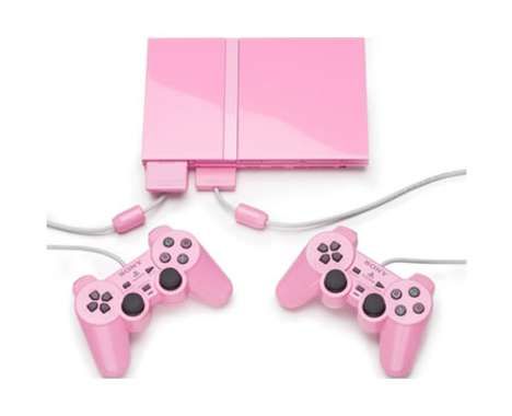 Pink Playstation 2 (W/2 Pink Controllers)