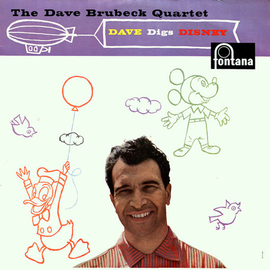The Dave Brubeck Quartet : Dave Digs Disney (LP, Album, Mono)