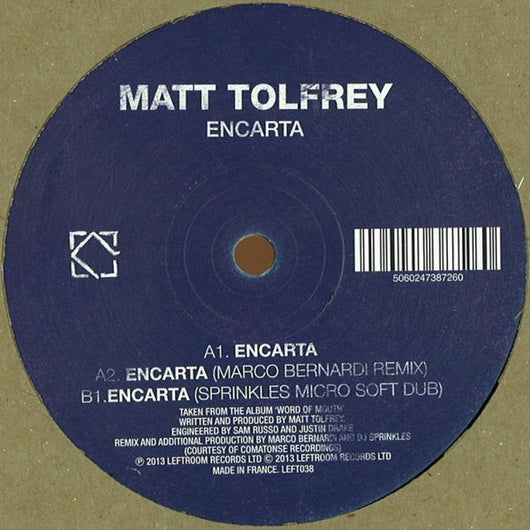 Matt Tolfrey : Encarta (12
