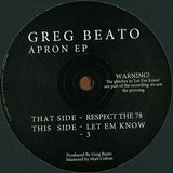 Greg Beato : Apron EP (12", EP)