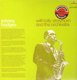 Johnny Hodges With Billy Strayhorn : Johnny Hodges With Billy Strayhorn And The Orchestra (LP, Album, Mono, RE)