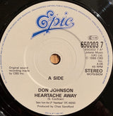 Don Johnson : Heartache Away (7", Single)