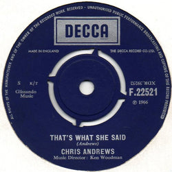 Chris Andrews (3) : That's What She Said (7