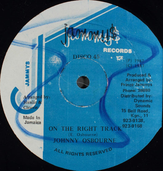 Johnny Osbourne : On The Right Track (12