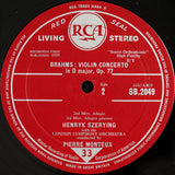 Brahms*, Henryk Szeryng, Pierre Monteux & The London Symphony Orchestra : Violin Concerto (LP)