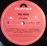 The Who : It's Hard (LP, Album, RE, RM, RP, 180)